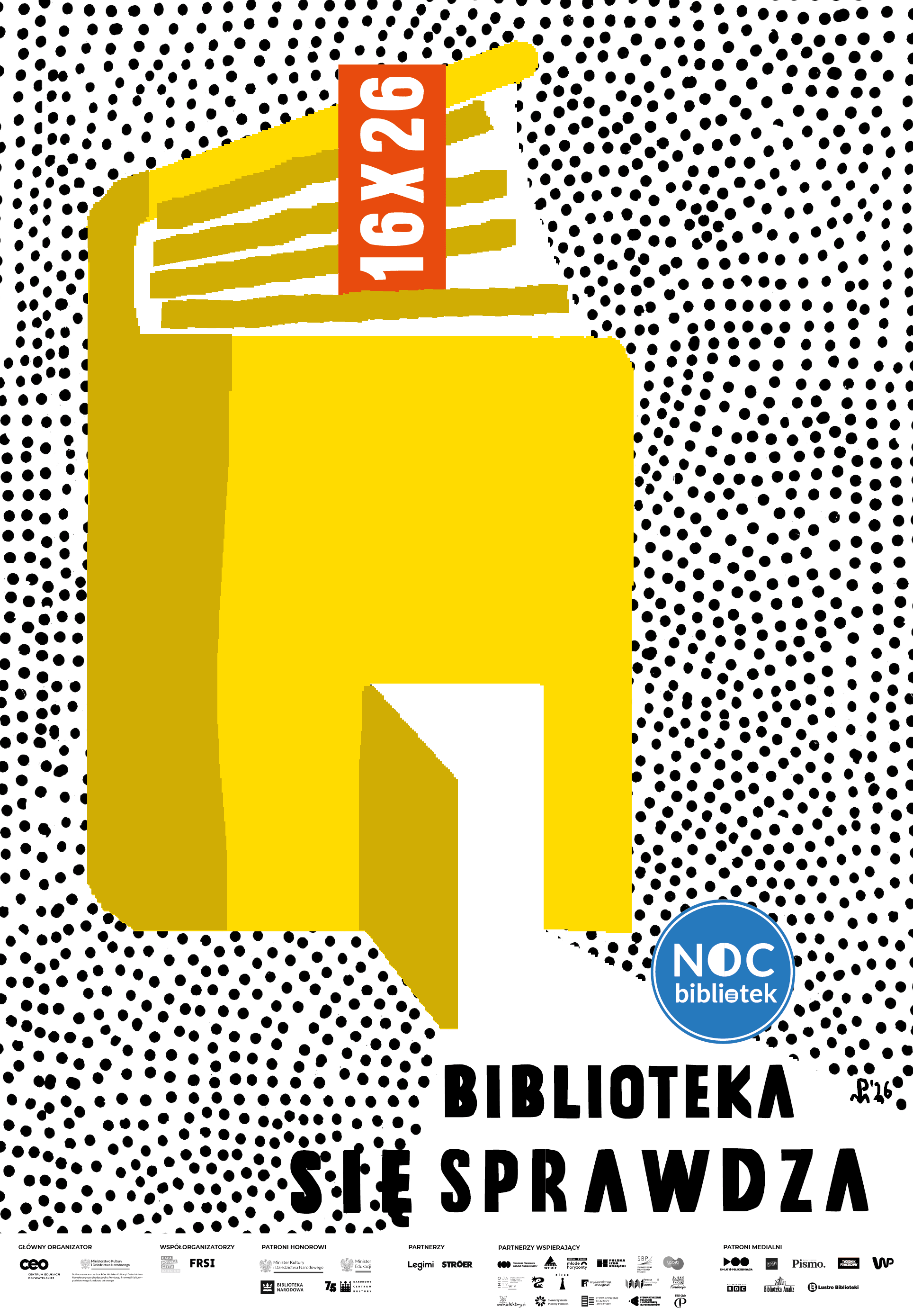 Noc Bibliotek 2026 plakat